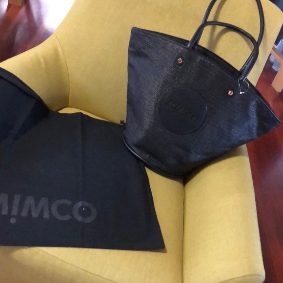 Mimco Tote Bag NWT Black - Picture 5 of 13